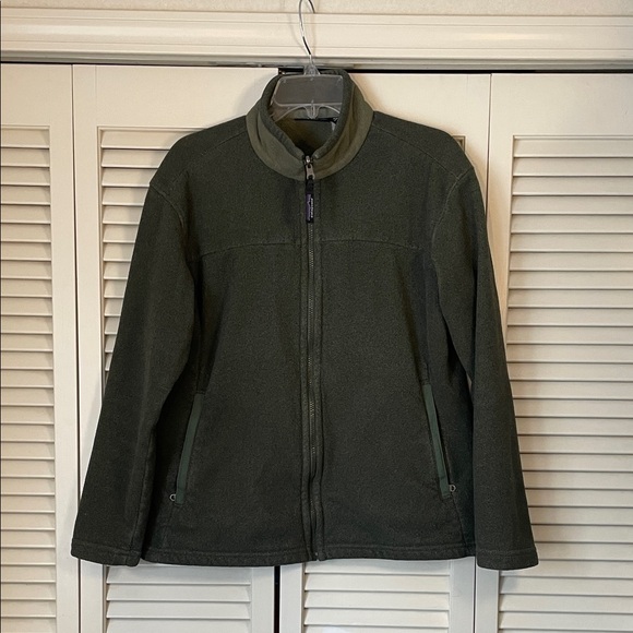 Patagonia Jackets & Blazers - Patagonia Synchilla Polar Basin fleece Jacket army green women’s Sz L full zip